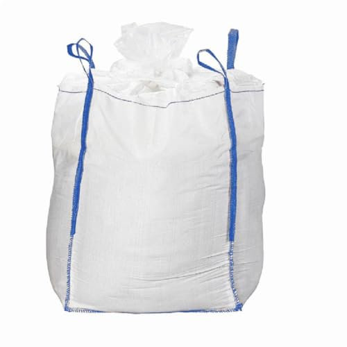 SHOPROM Sacchi Giardinaggio Omologati BigBag 1000 kg in Polipropilene Resistenti e Riutilizzabili per smaltimento Materiali Edili e Agricoli Ideali per Stoccaggio (Chiusura a Caramella, 1 PEZZO)