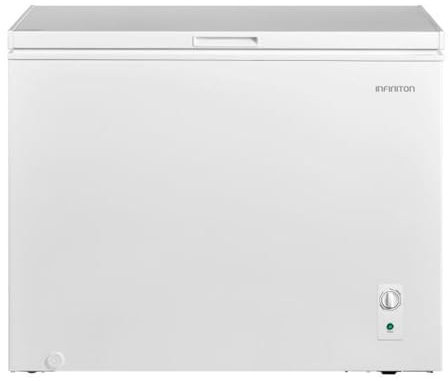 INFINITON Arcon Congelador CH-25H85BEH, 249 Litros, Función FAST FREEZING, Función STAND BY, Regulación en altura, E, Blanco, Compresor Silent design