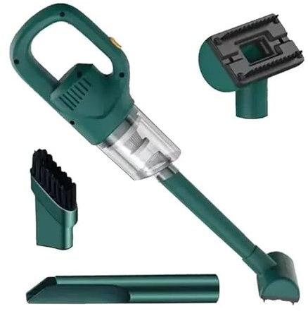 JKELPV Portátil Aspiradores Aspiradora de Mano inalámbrica, aspiradora de Mano inalámbrica Recargable, aspiradora automática para el hogar, el Coche y Las Mascotas Mini Aspiradora(Green)