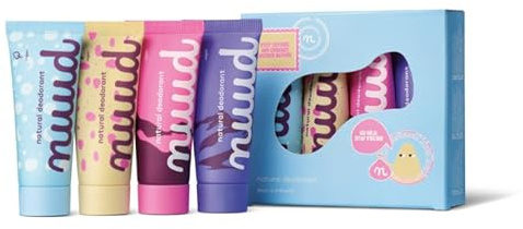 NUUD Adventure Pack - Déodorant crème végétalienne sans aluminium - Jusqu'à 40 semaines - 60 ml ou 2 sticks