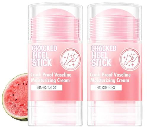 Hydrating and Anti-Cracking Foot Cream, 2025 Neu Feuchtigkeitsspendende und Anti-Riss-Fußcreme, Fußpflegecreme Fußpflege Urea Creme Lindert extreme Trockenheit und Rissbildung der Füß (Rosa)