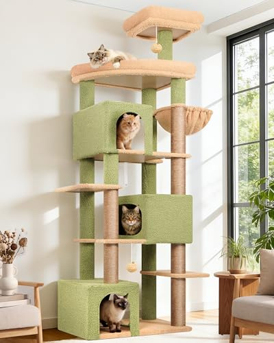 Globlazer S80 Árbol Rascador Cactus Verde XXL 204 cm para 3/4/5 Grand Gatos