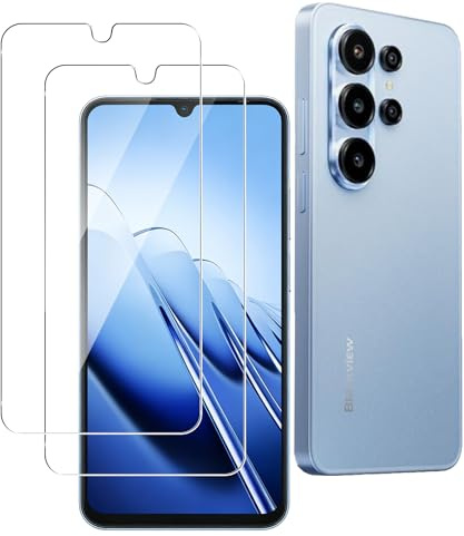 CONAPIKA 2 Pack Glass Screen Protector for Blackview WAVE 10C/WAVE 10, HD Clear 9H Hardness Shatterproof, Anti-Scratch Anti-Fingerprint No Bubble Free Tempered Glass Screen Protector
