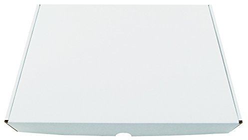 25x Faltkarton Größe:350 x 250 x 50mm (DIN A4) in Weiß Maxibriefkarton Versandkarton Faltschachtel