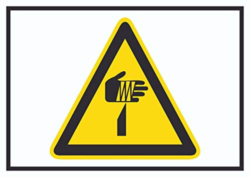 HB-Druck Achtung Spitzer Gegenstand Symbol A5 (148x210mm) Schild