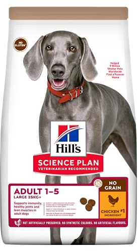 Hill's Science Plan No Grain Hundefutter Huhn - Adult Large - 14 kg