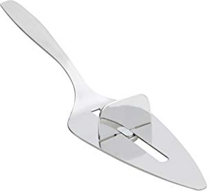 WolfCut 4260643351563 Tortenheber, Edelstahl, 21.5 cm mit Abstreifer aus Kunststoff