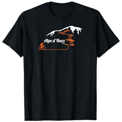 Alpe d'Huez - La montée à vélo la plus célèbre - Montagne T-Shirt