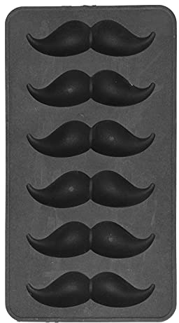 Bac À Glaçons, Moule À Glace, Moule En Silicone En Forme De Moustache, Plateau à Glace Domestique Noir De Qualité Alimentaire Pour La Cuisine D'éTé à La Maison