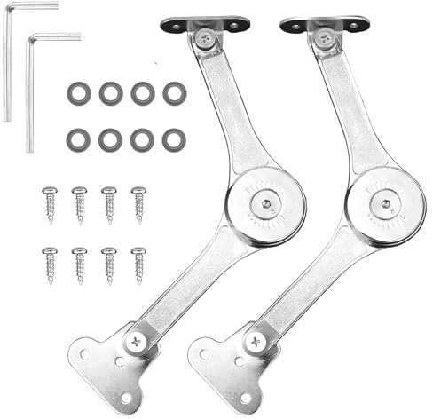 Bisagras Puertas Cocina Bisagras Abatibles Bisagra Cierre Suave Bisagra Armario Cocina Abatible Apto Para Puertas Y Armarios De Cocina 75 ° / 90 ° / 110 °, 2 Piezas