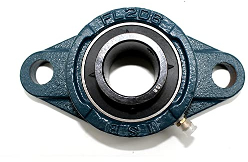 DOJA Industrie | Flanschlager UCFL 204 | Pack 2 | Kugellager 20mm Innendurchmesser | Flansch Lager Gehäuselager | Stehlager für Welle: Linearlager Achse, 3D-Druckerwerkzeuge Gleitlager, Lagerbock