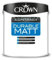 WALLPAPER EMPIRE Crown Contract Durable Matt Emulsion Paint 2.5L Brilliant White