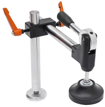 PUCHEN drill stand Table Saw Presser, Eccentric Press Manual Clamp, Precision Sliding Table Panel Saw for carpenters and novices