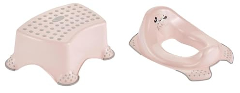 keeeper Minnie Set 2tlg.: Tritthocker und Toilettensitz, Nordic pink