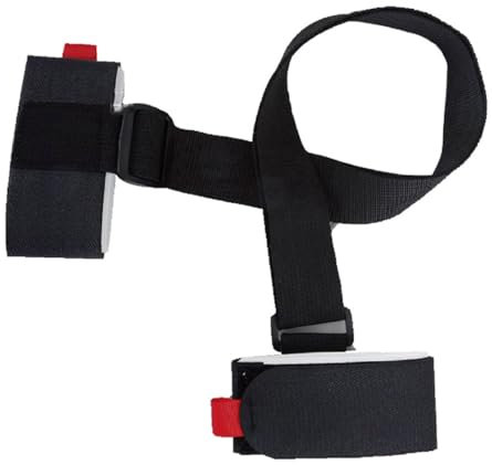 IKOPFLN Skigurt Ski-Schulterträger mit Sicherer Befestigung Skizubehör für den Einfachen Transport Ihrer Skiausrüstung Verstellbare Größe Ideal für Männer Frauen und Kinder