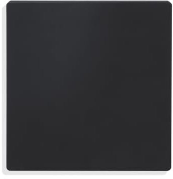 CNBINGO Rocker Button Switch, Plastic Black Wall Plate, Electrical Single Light Switch