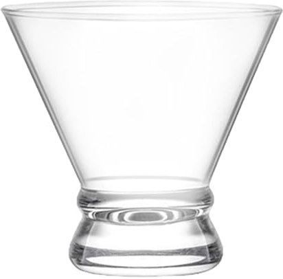 Uonguon Bicchieri da cocktail margarita, bicchieri da cocktail trasparenti, piccoli bicchieri da vino, set da 200 ml, bicchieri con base ispessita, kit di bicchieri da caffè, bicchieri per riunioni di