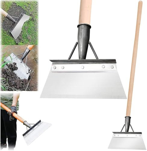 Multifunctional Garden Shovel – Outdoor Cleaning Tool, Patio Weed Remover, Ice Scraper, Snow Shovel, Soil Digger, Lawn Edger, Compact Landscaping Tool for Home and Yard Maintenance (20 cm new)
