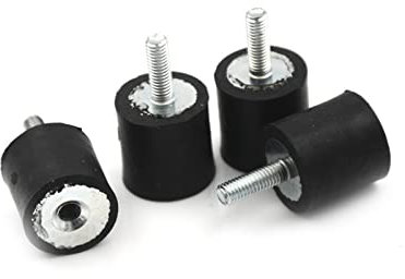 PXAMORTEL Anti-Vibrations-Gummilager, Gummilager Bolzenisolatoren M5 M6 Vibrationsdämpfung Mehrfarbig Mehrere Größen 4er-Pack(A3)