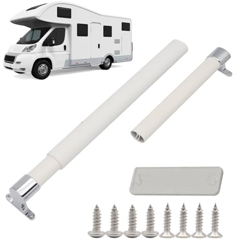 Handle and Handle for Motorhome Fly Screen Door - Adjustable Handrail, Caravan Fly Screen Door Pole, Handrail for Trailers, Motorhomes, Caravans, Vehicles, Entrance, Indoor