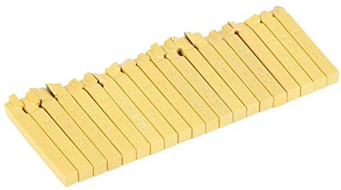 20 piezas herramientas de torno de 1/4 pulgadas, juego de herramientas de torneado y corte con punta de carburo, tornos CNC de alta dureza y eficiencia