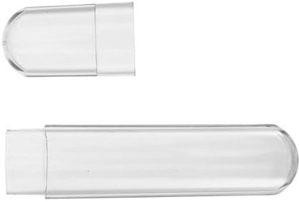 Alipis Tubes de Rangement Plastique Transparent pour Pinces à Épiler Organisateur Outils pour Cils avec Couvercle Sécurisé Étui de Voyage Compact