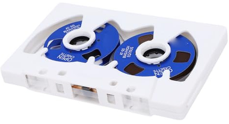 Generic Cassetta a Doppia Faccia Vuota in Bobina per Registratore di Suoni, Tempo di Registrazione di 50 Minuti, per Appassionati di Musica, Materiale Metallo/plastica