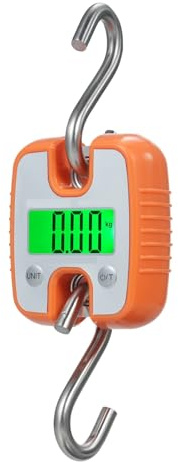 Báscula colgante, Báscula de grúa digital de 300 kg, báscula colgante, báscula de gancho electrónica.(Oranje)