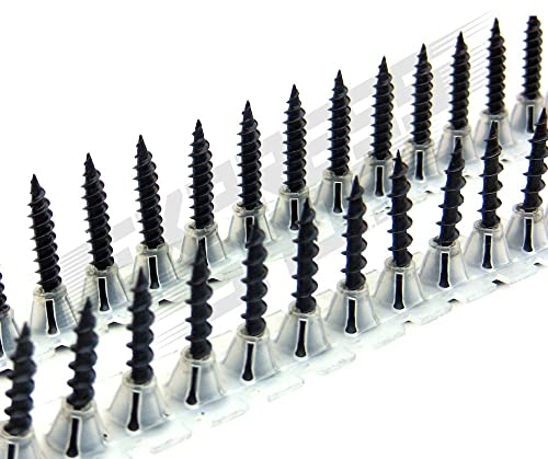 Gurtschrauben Magazinschrauben 3,9 x 35 Feingewinde für Bosch Makita Hitachi usw. - PROFIQUALITÄT FÜR TROCKENBAUER (3000 Stk.)