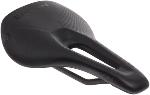 Ergon – SR Pro Carbon Fahrradsattel | Rennrad | Frauen | Small/Medium | Stealth Schwarz