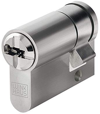 WINKHAUS keyTec N-Tra Halbzylinder | Länge: 40 mm | Türzylinder Schließzylinder Zylinder mit Aufbohrschutz und Pickingschutz | Patentschutz | 5 Schlüssel & Sicherungskarte | Einzelschließung