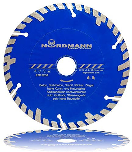 KS Super Speed Cut Disques à tronçonner diamantés pour fraises à rainurer et Eibenstock Ø 150 mm