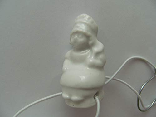 Lindner Porzellan Tropfenfänger Köchin, weiß, für Kaffee- oder Teekannen