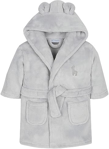 Accappatoio per bambini Pile morbide Regalo neonati-6 anni Cappuccio, tasche, fascia sicura