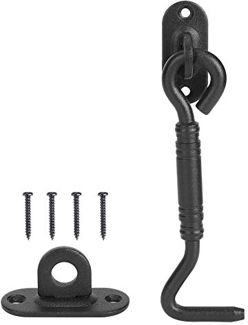 Serratura a scrocco per Porte scorrevoli per fienile, scrocchi per Porte scorrevoli e Doppie Cancelli Porte per Garage e capannoni scrocco in Ferro battuto per carichi Pesanti