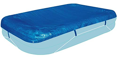 Poolabdeckung rechteckig für Family Pool 262x175cm - mit Fixierseil - 110g/m² PE - Wasserdicht - UV-stabil | Poolabdeckplane - aufblasbar Abdeckung Swimmingpool Poolzubehör Planschbecken