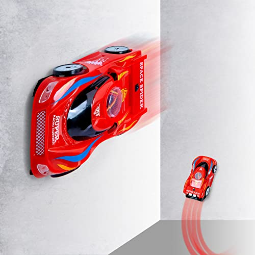 GOODS+GADGETS Voiture Murale Télécommandée RC à Grimper - Voiture Électrique R/C Climb Car