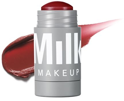 Milch Makeup Lippe + Wange, Muse (Tiefes Burgund) - 0,21 fl oz - Creme Rouge & Lippenfarbe - Baubar & mischbar - 1.000+ Wischbewegungen pro Stick - Nicht komedogen - Vegan, tierversuchsfrei
