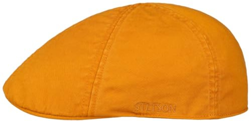 Stetson Texas Cotton Flatcap UV Schutz 40+ Unifarbene Schirmmütze Frühjahr Sommer