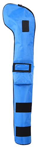 Golf Stand Bag, Club Cart Bags, Tragbare Nylontasche, wasserdichte Tasche, Weiche, Faltbare Golfschlägertasche, Schulteraufbewahrungstaschen für Männer, Frauen, Kinder, Fluggesellschaften,(Blau)