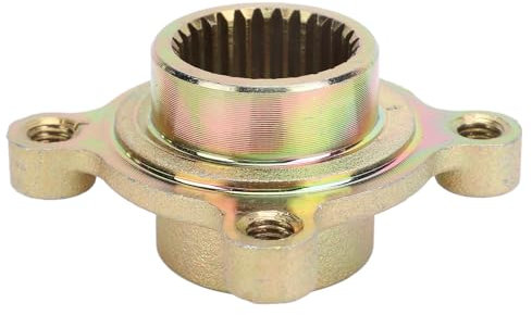 Llanta de Rueda de Freno de Disco de 28 Dientes, Cubo Confiable y Eficiente ATV Karting, Soporte de Disco de Freno de Aleación de Metal Dorado para Vehículo Todoterreno