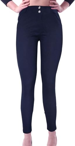 Elastiska Atletiska Leggings för Kvinnor, Andningsbara Perspire Yoga Tighta Byxor för Träning, Stretchigt Vävt Tyg (M)