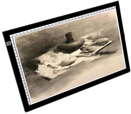 Leuchttafel zum Nachzeichnen, A4/A3 Painting Leuchttisch, Stufenlos Dimmbar, Ultra-dünne Copy Board Leuchtkasten für Zeichnung,Diamond Painting,Skizzieren,Tattoo,Designen