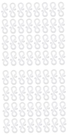 Cabilock 100piezas Clips Para Luces Navideñas De Plástico Colgador Para Lámparas Unidades Para Decorar Ventanas y Árboles Navidad
