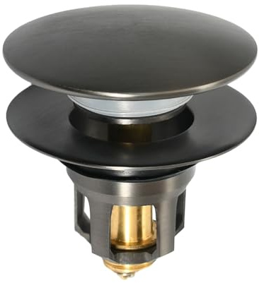 Waschbeckenstöpsel, Abflussstopfen, Abflussstopfen Waschbecken, Ablaufgarnitur, Pop Up Ablaufventil, Waschbeckenstöpsel Pop Up, Passend für Waschbecken mit 33-40mm Durchmesser