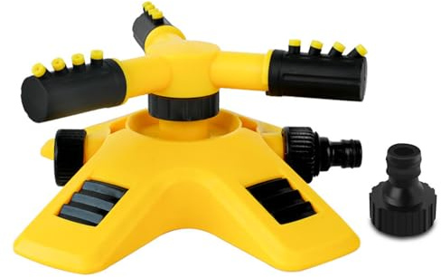 Rotación automática de 360 grados para patio, jardín, gran área de cobertura, aspersor de agua, equipo de pulverización de agua, aspersor ajustable, riego de jardín