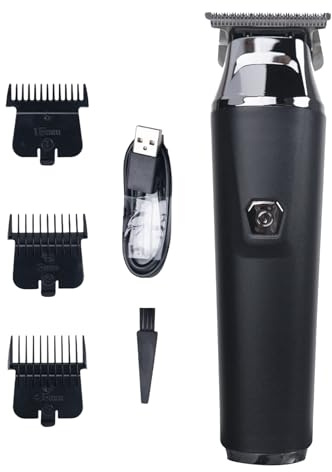 Juego De Cortapelos,Cortabarbas Con Pantalla Digital - Afeitadora Sin Cables, Kit De Corte Para Afeitado De Cabeza Y Estilo De Barba
