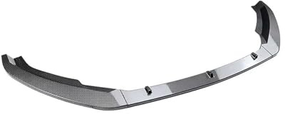 Voiture Pare Chocs Avant Collision Lame pour Skoda pour Superb B8 III 3V3 3V5 2015-2019 Becquet Pare-Chocs Avant Splitter Tuning Protecteur Séparateur Kit Carrosserie(Carbon Look)