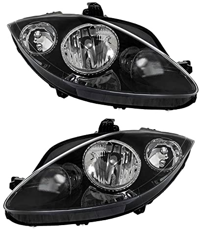 Halogen Scheinwerfer Set links & rechts Hauptscheinwerfer Frontscheinwerfer H1 ohne Elektromotor für Model Leon 1P1 Altea XL 5P5 5P8 5P1 Toledo III 5P2