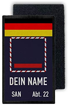 Copytec Rank Patch Feuerwehr Brandmeister Dienstgrad Freiwillige NRW 9,8x6cm#34986